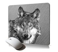 utaupia Tapis de Souris Souple Design Loup louve de Qualite durablee predateur Dessin Lupus Accessoire Informatique Gris