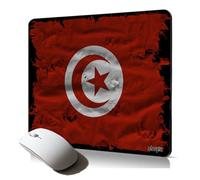 utaupia Tapis de Souris Souple Drapeau Tunisie Tunisien Foot Coupe d'afrique Accessoire résistant pc Fixe Bureau Gaming