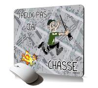 utaupia Tapis de Souris Souple j'peux Pas J'Ai Chasse Chasseur Comique Humour très Confortable Drole Bande dessinée