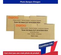 Utax Clp 3416 Toner Kit Black Pack Of 2