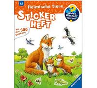 Ute Simon Wieso? Weshalb? Warum? Stickerheft: Heimische Tiere (Poche)
