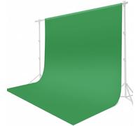 UTEBIT 1,5x2m Fond Vert 150G Polyester Toile de Fond Epaisse Lavable Durable Massif Green Screen pour Studio de Photographie,Télévision, Youtube, Zoom, Réunions en Ligne (Repassage Doux)
