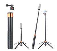 UTEBIT 150cm Perche Selfie Trépied, Support pour caméra avec 4 Pieds