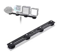 UTEBIT Bracket Flash de 4 Griffes Vis 1/4 Support Flash Extension de 30cm Support Flash Studio en Alliage Aluminium pour Appareil Photo Trépied Monopode Microphone Lampe Flash Lumière LED