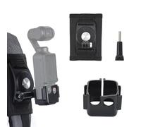 UTEBIT Support Bandoulière Rotatif à 360 Degrés Support de Sac à Dos pour DJI Osmo Pocket 3 Réglable Protection avec Système de Fixation et Adaptateur d'Extension pour vlog Photographie de Voyage