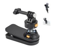 UTEBIT Support Magnétique pour Sac à Dos pour DJI Osmo Action 5 Pro, Support Pivotant à 180° pour Bandoulière pour Go Pro Hero 13 12 11 10, pour Osmo Actoin 6/5 Pro/4, pour Insta360 X5 X4 X3