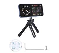 UTEBIT Trepied pour iPhone Magnétique, Support de Telephone Bureau Pliable pour Magsafe Petit Trépied Léger Compatible avec Smartphone, Appareil Photo Selfie Vlog Tiktok Voyage (Noir)