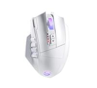UtechSmart Venus Pro Souris de jeu MMO sans fil, capteur optique 16 000 DPI, technologie de transmission 2,4 GHz, design ergonomique, éclairage RVB chroma de 16 m, 16 boutons programmables, jusqu'à 70