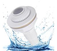 UTEFIF Buse d'entrée de piscine - Buse d'entrée pour piscines à paroi en acier - 38/32 mm - Pour buse d'entrée standard - Tête de buse réglable