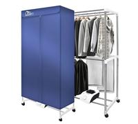 UTEN 1500W Séche à Linge étendoir Pliable,Sèche-Linge Électrique Portable Séche à Linge étendoir Double Couche Temps Personnalisé