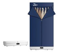 UTEN 1500W Séche à Linge étendoir Portable,Séchoir étendoir à Linge électrique avec étui De Rangement,Minuterie et Télécommande