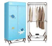 UTEN 1500W Sèche-linge électrique Portable,Sèche-linge électrique Pliable étendoir à Linge avec Sac de Rangement,Capacité 15kg