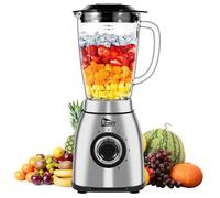 Uten Blender Mixeur Multifonctionnel 1.8L,1800W Blender Smoothie Multifonctionnel 5 Vitesses,5 en 1 Mixeur Blender