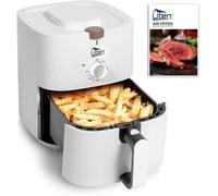 UTEN Friteuse électrique à Air Chaud 4L - 1500W - Cuisson rapide écran Tactile LCD Multifonction - Minuteur,Paniers Antiadhésifs