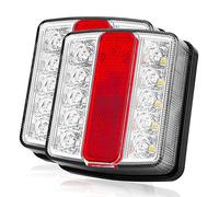 LED Feux Arrière de Remorque Magnétique, Uten Feux Arriere Remorque avec D'immatriculation Lamp universel 12V 7.5m Pour RV Caravanes Camions Remorque