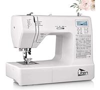 Uten Machine à Coudre Electronique 200 Points 8 Types de Boutonnières avec Ecran Multifonctions