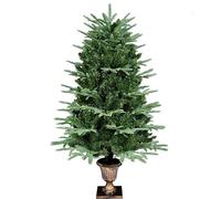 Uten Sapin de Noël Artificiel, 4ft/1.2m 320 Branches Noël Arbre Décoration Fêtes, Moelleux pour décoration d'intérieur de Noël Extérieur et Intérieur, Vert