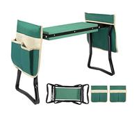 Uten Tabouret de Jardin à Genoux Pliable 2 en 1, Banc de Jardinage Portable | Agenouilloir et Banc Jardinage Genoux, Poches Latérales, Coussin de Siège épais, Capacité 150 kg