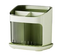 Utensil Holder - 17Inch ABS kitchen storage rack | ABS PET HIPS Cutlery Stand - Multi compartment utensil holder for storing spoons forks knives and tableware while keeping kitchen counters clean