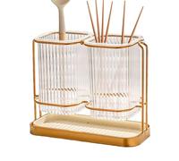 Utensil Holder - Cutlery Holder | Modern Spoon Fork Chopstick Kitchen Organizer Neat and Tidy Silverware Caddy for Dish Rack and counttertop Cooking Tools Storage for Cabinets