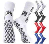 Utensilsto 4 paires de chaussettes de football pour garçons - Chaussettes d'adhérence - Chaussettes de football pour enfants - Chaussettes antidérapantes - Chaussettes de football - Chaussettes de