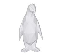 Uterstyle Sculpture de Pingouin en résine Faite à la Main, Résine, Blanc, 9 * 8 * 19CM