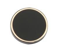 Uteruik 10 pièces Boutons de Couture embellissements Boutons Ronds Noirs Boucles de Manteau de Costume pour Cardigan vêtements Couture décoration de Mariage 18 mm (#E)