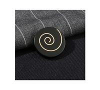 Uteruik 10 pièces Boutons de Couture embellissements Boutons Ronds Noirs Boucles de Manteau de Costume pour Cardigan vêtements Couture décoration de Mariage 35 mm (#C)