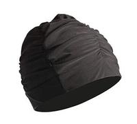 Uteruik Bonnet de bain élastique plissé pour femme pour cheveux longs, protection des oreilles pour la piscine, la plage, la douche, 1 pièce (#B)