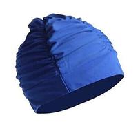 Uteruik Bonnet de bain élastique plissé pour femme - Protection des oreilles pour la piscine, la plage, la douche - 1 pièce (#H)