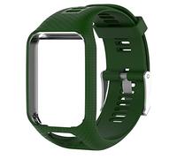 Uteruik Bracelet de rechange en silicone pour montre connectée Tomtom Runner 2 3/Spark/Spark 3/Golfer 2/Adventurer.