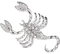 Uteruik Broche Broche Scorpion Strass Ton Alliage Badge Pin Bijoux