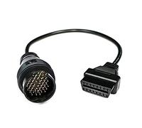 Uteruik Câble adaptateur de diagnostic 38 broches vers OBDII OBD2 16 broches pour Mercedes Benz