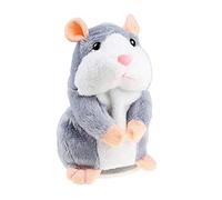 Uteruik Jouet en Peluche pour Hamster Parlant, répète ce Que Vous Dites en Peluche, Souris pour Hamster électronique pour garçon et Fille
