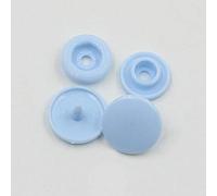 Uteruik KAM Kit de démarrage de boutons pression T5 en plastique pour vêtements, 100 ensembles (bleu clair)