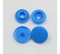 Uteruik KAM Lot de 100 boutons pression en plastique pour vêtements Bleu