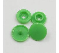 Uteruik KAM Lot de 100 boutons pression T5 en plastique pour vêtements Vert