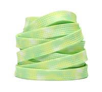 Uteruik Lacets plats Tie-Dye pour chaussures en toile et bottes 9 mm x 120 cm 1 paire (#E)