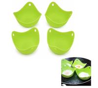 Uteruik Pocheuses à Œufs en Silicone, Lot de 4, 9 x 9 x 6,5 cm