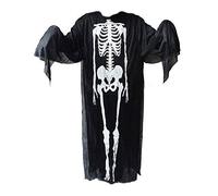 Uteruik Poncho Squelette fantôme déguisement Halloween Robe