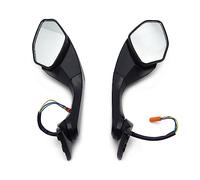 UTEXAMROL Accessoires Moto rétroviseur LED Clignotant Compatible avec Yamaha YZF R6 2017-2020 YZF R1 2015-2019 rétroviseurs Clignotants(MT252-031-BK)