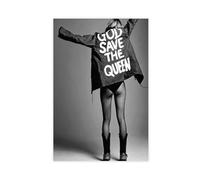 UTGN Impression sur toile God Save The Queen Kate Moss 60 x 90 cm