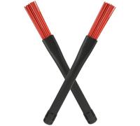 UTHCLO 1 Paire Balai de Batterie Jazz en Nylon Rétractable avec Poignée Antidérapante pour Débutants Groupes de Jeunes Concerts