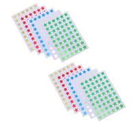 UTHCLO 10 Feuilles Autocollants Étoiles Autocollantes pour Suivi D’Objectifs 10 Feuilles 5 Points Autocollant Étoile du Plan pour Agenda Scolaire Bureau et Tableau de Suivi