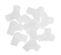 UTHCLO 10 Pièces Lot de 10 Connecteurs en Plastique 19Mm pour Étagères à Chaussures, Pièces de Quincaillerie Universelles pour Meubles, Raccords D’Angle 3 Voies pour Dressing Modulable,