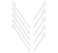 UTHCLO 10 pièces Lot de Crochets Boucle Acier Inoxydable avec Loquet Outil de Retournement pour Couture pour DIY Fil à Coudre Ceintures et Pantalons Accessoires Tricot et Crochet