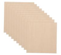 UTHCLO 10 pièces Lot de Planches Basswood pour DIY Surfaces Lisses sans pour Modélisme Architectural Gravure et Projets Artisanaux