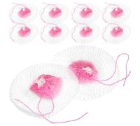 UTHCLO 10 pièces Mèches Lampes à Pétrole Double Tête pour Lanternes à Gaz Camping Extérieur Voile de Mèche Couverture Maille Remplaçable Légère Compacte