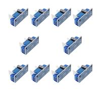 UTHCLO 10 Pièces Module de Conversion de Puissance, Carte Régulatrice de Tension Lm317, Module de Réglable CC-CC, Métal, Bleu, pour Régulation de Tension Voiture et Audio