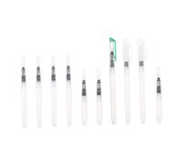UTHCLO 10 pièces Stylos Pinceaux à Eau Réservoir Portable pour Dessin et Peinture Pointe Fine et Biseautée pour Coloriage à Leau Outils de Peinture Artistique